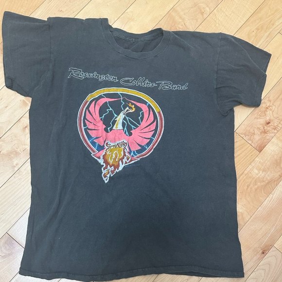 VINTAGE Rossington Collins Band Original Concert Large T-shirt 1980 Debut Tour - Picture 7 of 8